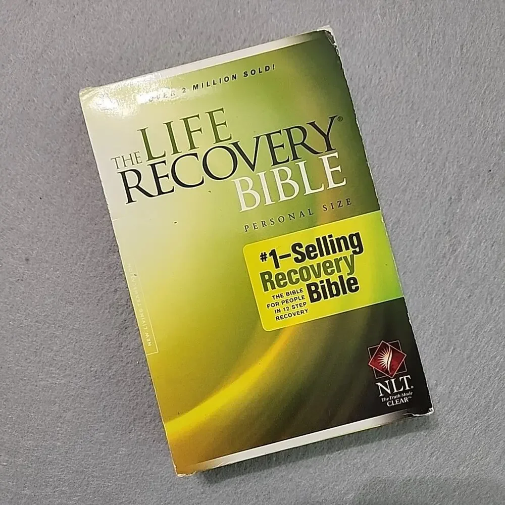 The Life Recovery Bible for 12 Steps Personal Size NLT‎ Paperback AA NA Serenity